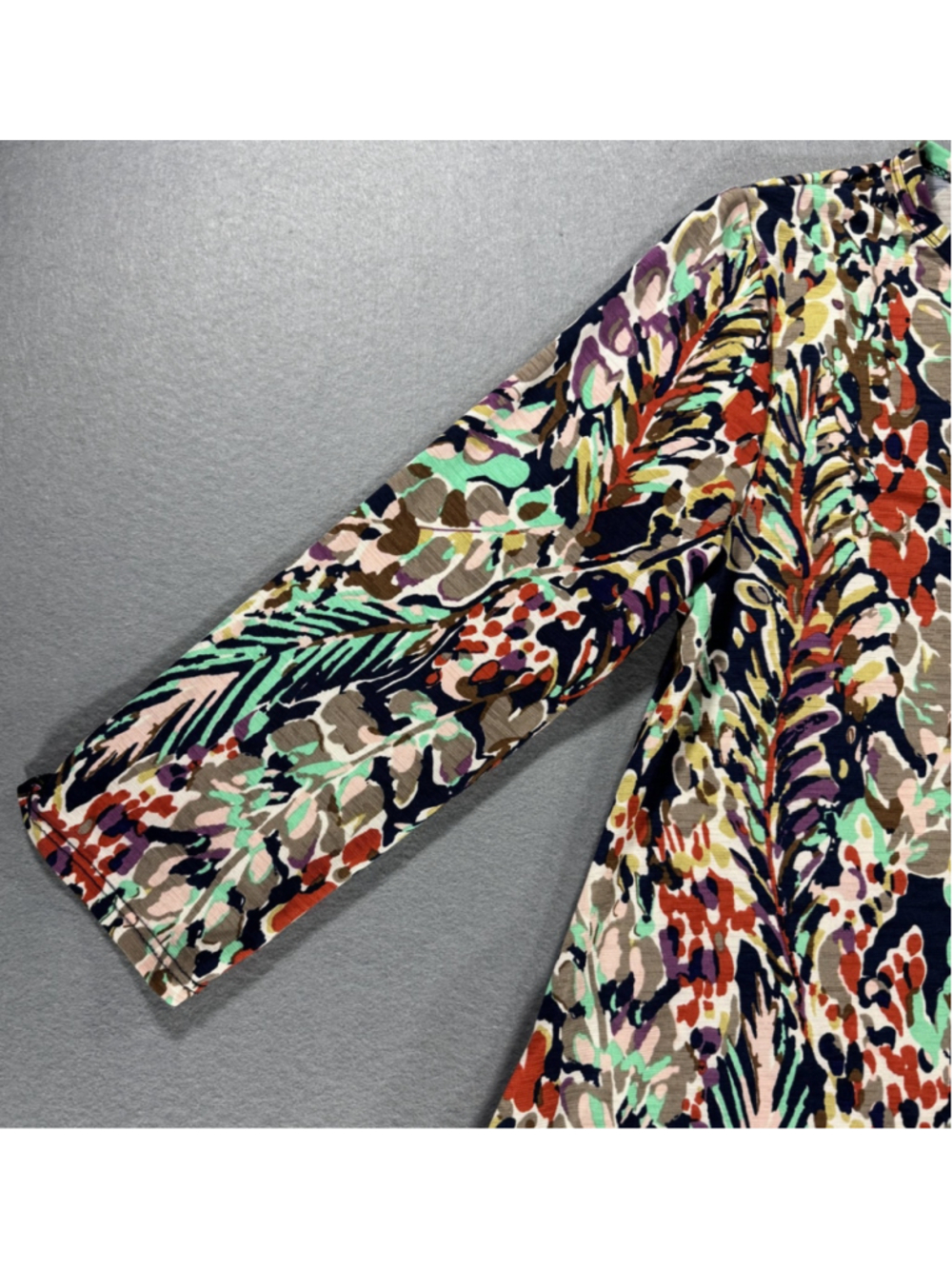 Shop The Mint Floral Print Dress Size Small with Pockets - Picture 3 of 15